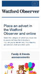 Mobile Screenshot of adbooker.watfordobserver.co.uk